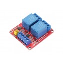 2 Channel 12V Relay Module With Optocoppler For Arduino Pic Avr Dsp Arm