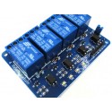 4 Channel Isolated 5V Relay Module Opto Coupler For Arduino Pic Avr Dsp Arm