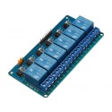 5V 6 Channel Low Level Relay Module With Light Coupling