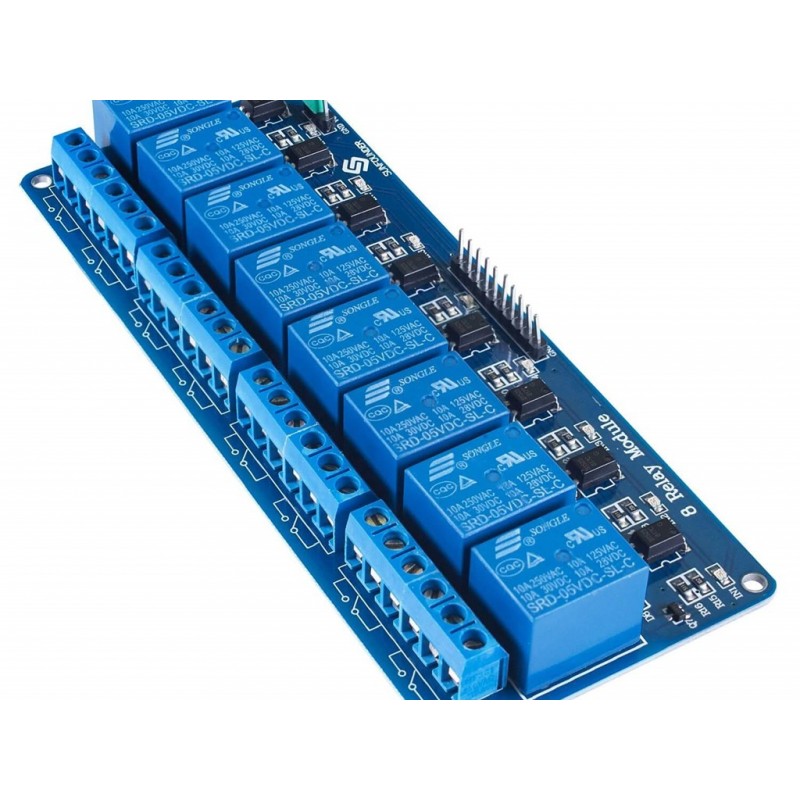 8 Channel Isolated 5V Relay Module Opto Coupler For Arduino Pic Avr Dsp Arm