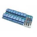 16 Channel 12V Relay Control Board Module With Optocoupler For Arduino Pic Avr Dsp Arm