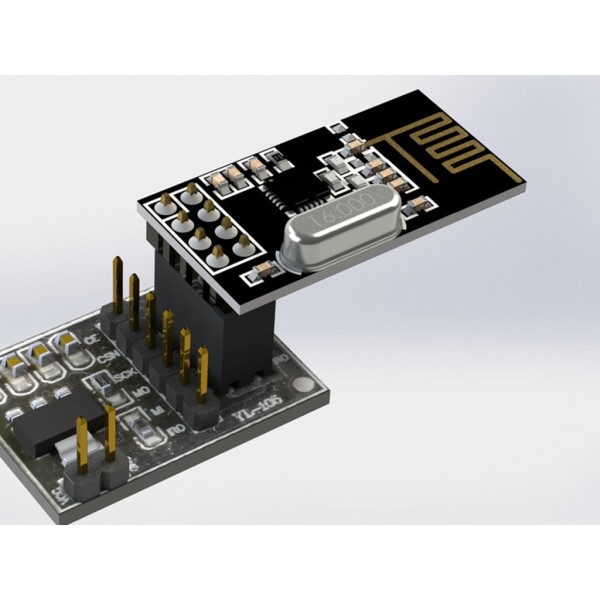 Nrf24L01 Wireless Transceiver Module With 3.3V Adapter Board 