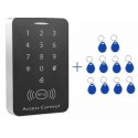 Rfid Card Password Access Control Machine For Door Lock With 10 Rfid Keys