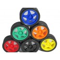65Mm Robot Wheel For Bo Motors (Yellow)