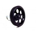 Robot Wheel 10Cm Dia. X 2Cm Width For 6Mm Shaft Motor