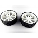 10X4 Cm Wheel 6Mm Shaft Gear Motor
