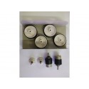 Metal Chassis Big White Or Black Color With 7*2 4Pcs Wheel 2Pcs Dc Motor 60 Prm With 2Pcs Deadaxcel 