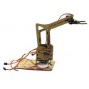 3 Dof Acrylic Unassembled Diy Robot Arm Sg90 9G Mini Servo Diy Kit For Maker Learning Without Sg90 Servo
