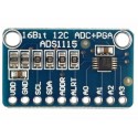Ads1115 16 Bit Adc 4 Channel With Programmable Gain Amplifier