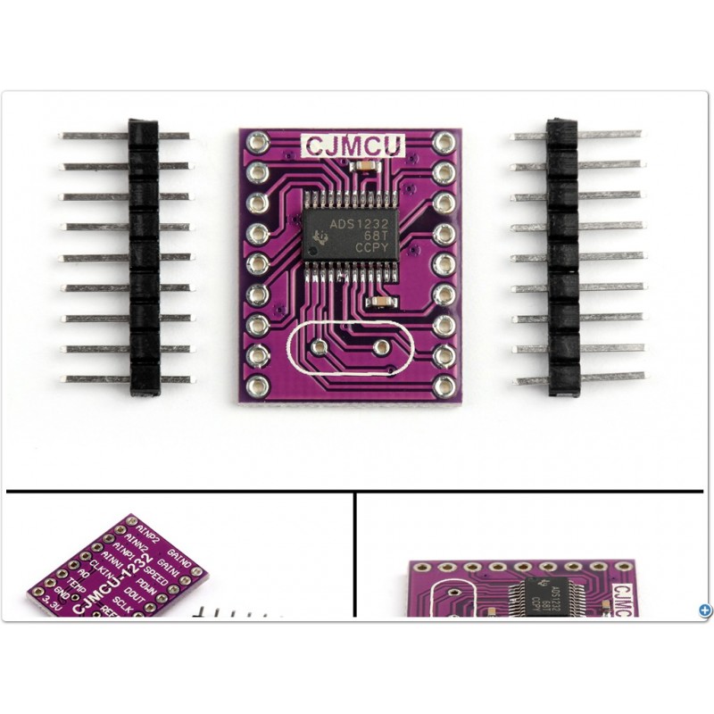 Ads1232 24-Bit Ultra Low Noise High Quality Analog-To-Digital Converter