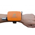 Portable Inflatable Flood Control Emergency Rescue Bracelet Papaya Orange
