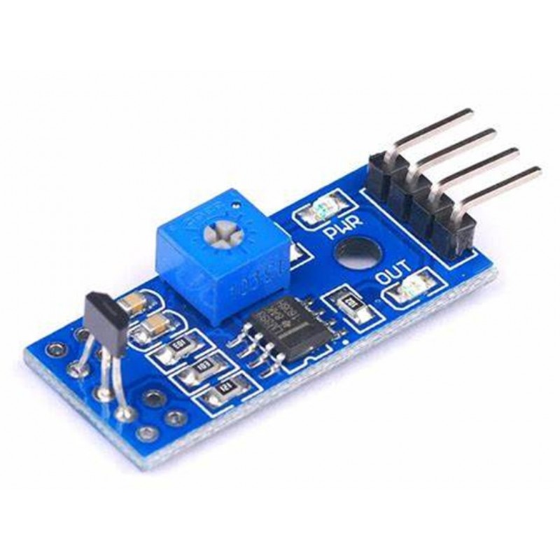 49E Lm393 Linear Hall Effect Sensitivity Detection Module
