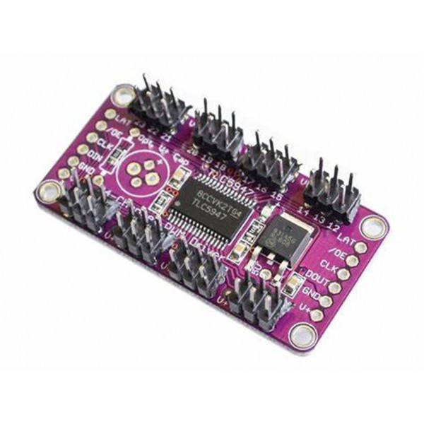 Tlc5947 24 Channel 12 Bit Pwm Led Driver Spi Interface
