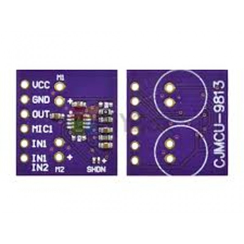 Max9813H Microphone Microphone Amplifier Fixed Gain Integrated Bias Module Mcu 9813