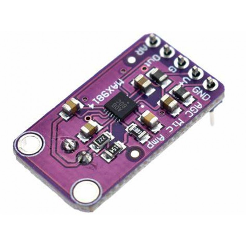 Max9814 Microphone Amplifier Agc Auto Gain Control