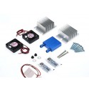 Thermoelectric Peltier Refrigeration Cooling System Water Flow Diy Kit With Tec1 12706 Peltier Modlue 2 Nos