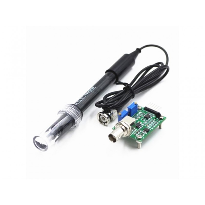 Electrode Probe For Liquid Ph Value Detection With Amplifier Sensor Module