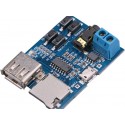 Non Destructive Mp3 Decoding Board With Self Powered Tf Card U Disk Decoded Player Module