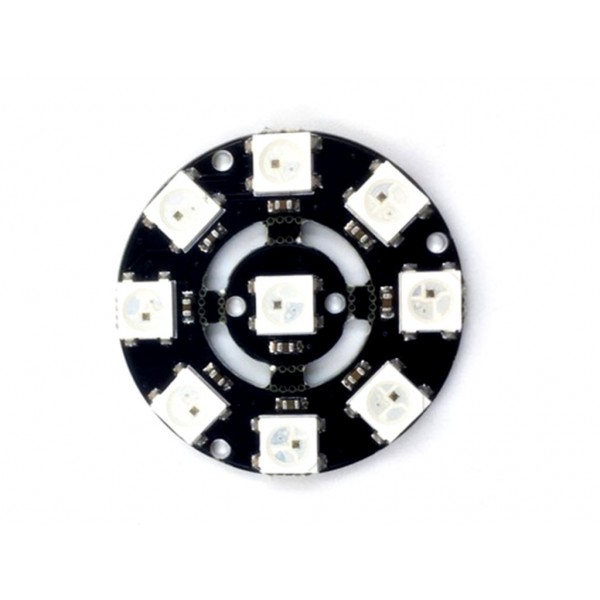 9Bit Ws2812B 5050 Rgb Led Built In Full Color Driving Lights Circular Development Board