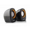 Earise Al 101 3.5Mm Mini Computer Speakers Powered By Usb