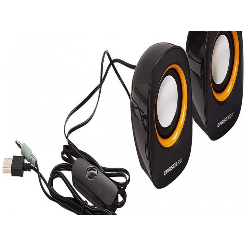 Earise Al 101 3.5Mm Mini Computer Speakers Powered By Usb