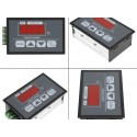 Button Speed Controller Digital Display Percentage Tachometer Dc Motor Slow Start Slow Stop Controller 6V12V60