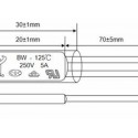 Normally Closed Ksd9700 Metal Case 60 Degrees Temperature Sensor 5A 250V Temperature Control Switch