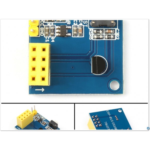 Esp-01S Ds18B20 Temperature Humidity Sensor