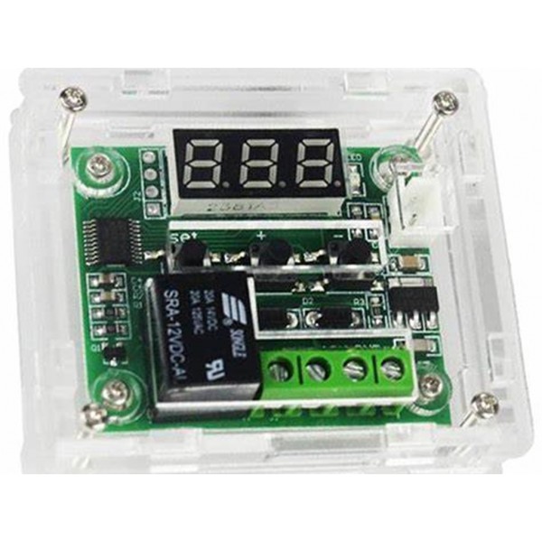 Clear Acrylic Case Shell Kit For Xh W1209 Digital Thermostat Temperature Control Module