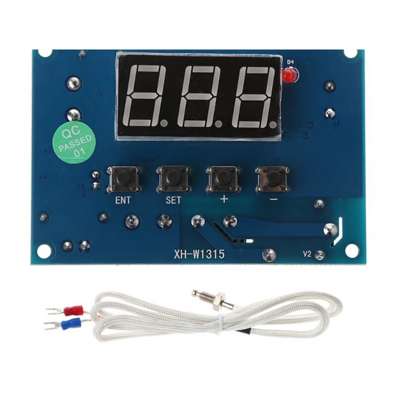 Xh W1315 Digital Thermostat K Type Thermocouple High Temperature Controller 30 To 999 Degrees