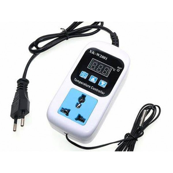 Vks W2002 Electronic Temperature Control Socket Temperature Controller Automatic Switch Adjustable Digital Display Temperature Controller
