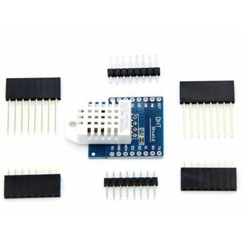 Dht Pro Shield For D1 Mini Dht22 Singlebus Digital Temperature And Humidity Sensor