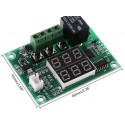 Xh W1219 12V Digital Redandgreen Display Temperature Controller Module W Ntc Waterproof Temperature Sensor