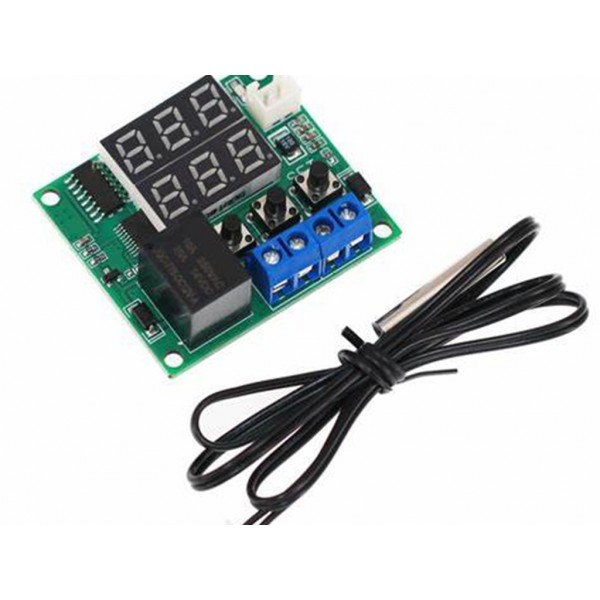 Xh W1219 12V Digital Redandgreen Display Temperature Controller Module W Ntc Waterproof Temperature Sensor
