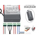Stc 3028 Intelligent Digital Display Temperature And Humidity Controller Breeding Hatching Temperature And Hygrometer Humidity Meter Thermostat