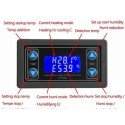 Xy Wth1 Dc 6 30V Digital Display Constant Temperature Humidity Incubator Controller Dual Output Thermostat For Ac 220V
