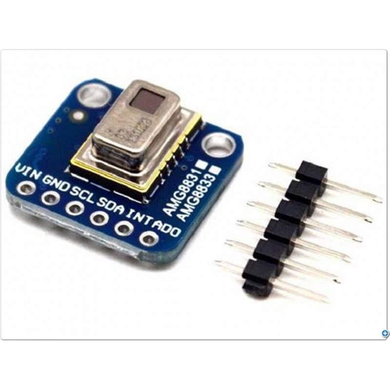 Amg8833 8X8 Grid Eye Infrared/Ir Array Thermal Camera Sensor 2D Temprature Detection 7Meter I2C Interface