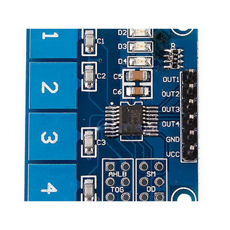 Ttp224 4 Way Capacitive Touch Switch Module