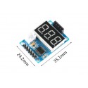 Hc Sr04 Ultrasonic Distance Measurement With 7Segment Display