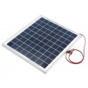 12V 10W Aluminum Alloy Frame Polycrystalline Solar Panel