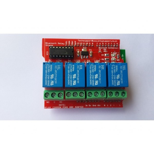 Arduino Uno R3 Bluetooth Controlled 4Channel Relay Hc 05