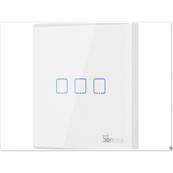 New Product Sonoff T2Eu-Tx Mobile Phone Remote Control Wifi Smart Wall Switch 86 European Standard Panel