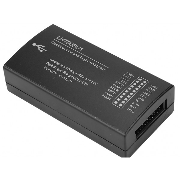 Lht00Su1 Oscilloscope Lht00Su1 Virtual Oscilloscope Logic Analyzer Multi Function Signal Generator Dual Input Oscilloscope Support For Multiple Protocols