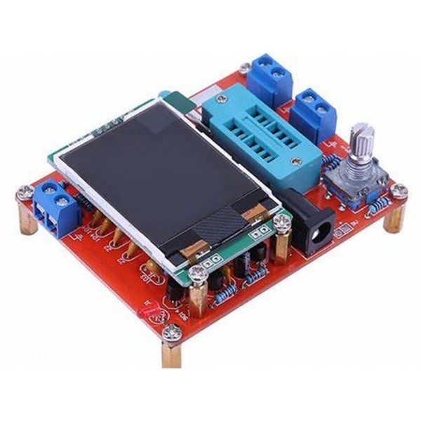 Gm328 Transistor Tester Frequency Tester Pwm Square Wave Lcr Meter Voltmeter Full Color Screen Graphics