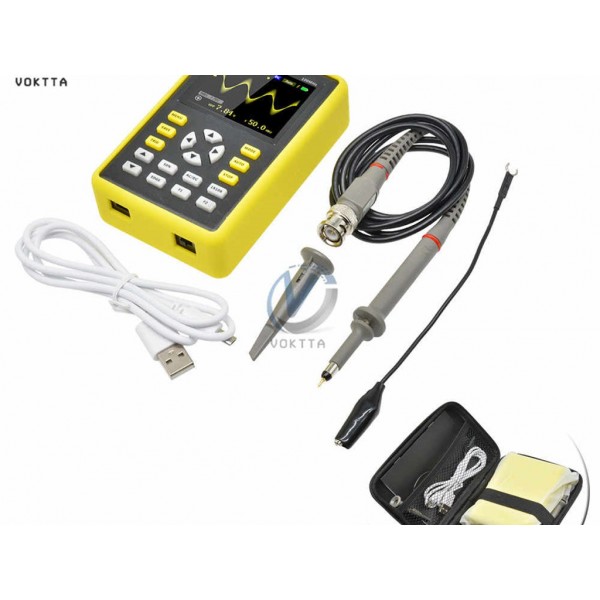 5012H 2.4 Inch Ips Screen Digital Oscilloscope 500 Ms S Sampling Rate 100Mhz Analog Bandwidth