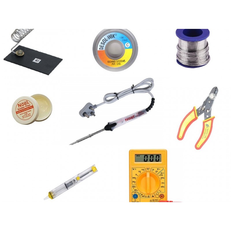 Soldering Kit With Multimeter (Intermediate 8 In 1)